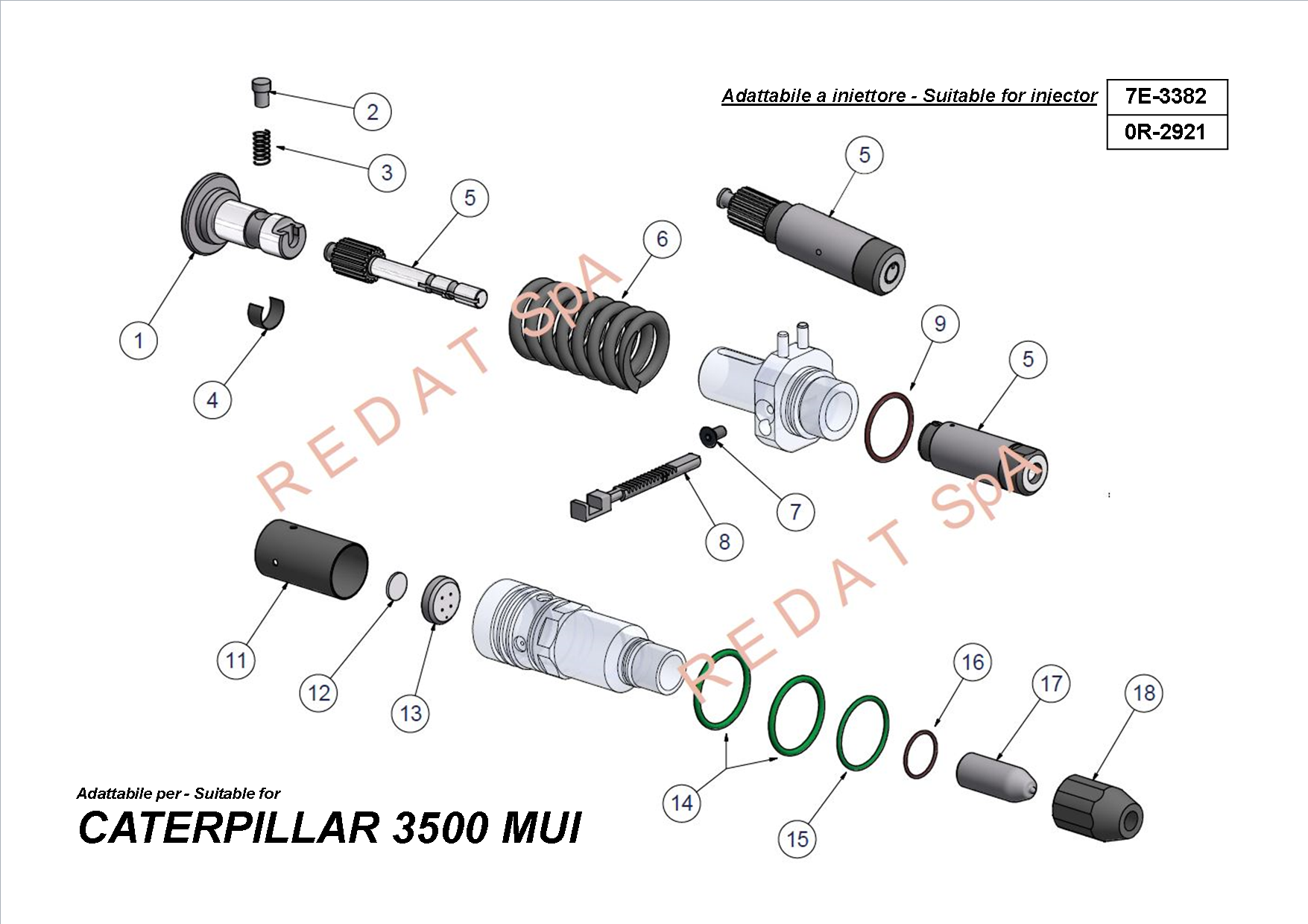 CATERPILLAR 3500 MUI